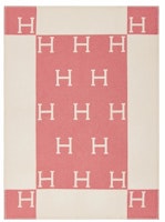 Hermes Avalon Baby Blanket Rose Airelle/Blanc Hermes Avalon Baby Blanket Rose Airelle/Blanc