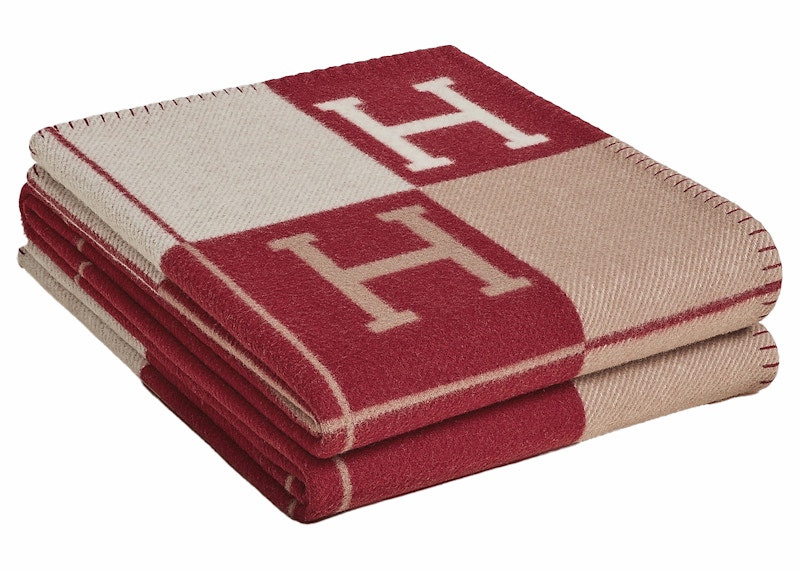 Order Selimut Hermes Avalon III Ecru/Rouge