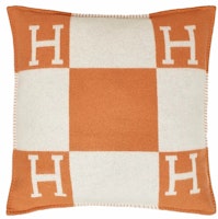Hermes Avalon Pillow Large Model Ecru/Potiron Hermes Avalon Pillow Large Model Ecru/Potiron