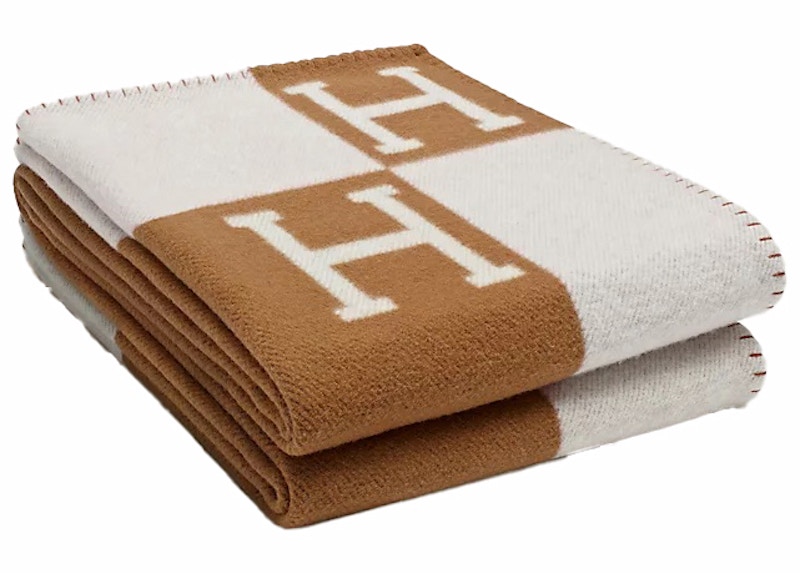 Order エルメス アヴァロン ブランケット エクリュ/キャメル
