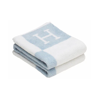 Hermes Avalon Towel Bleu Glacier