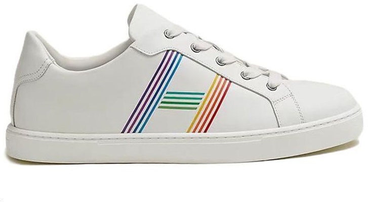 HERMES Avantage 'White Leather Low-Top' H201459Z-HB9 Order HERMES Avantage 'White Leather Low-Top' H201459Z-HB9