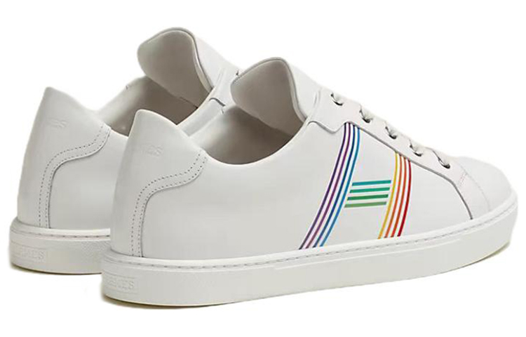Shop 에르메스 아방타주 화이트 로우탑 스니커즈 H201459Z-HB9