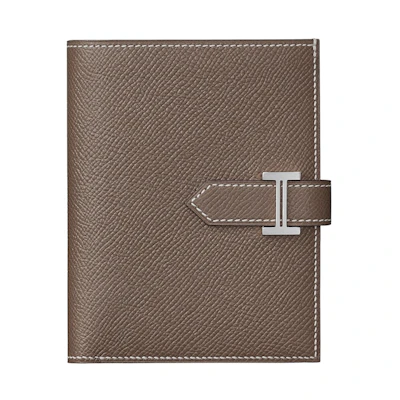 Hermes Bearn Compact Wallet Brown