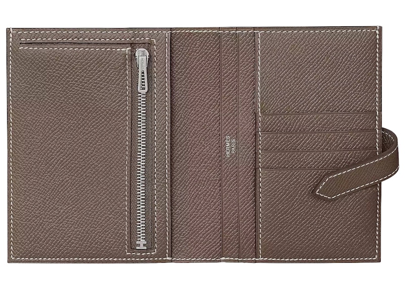Order Dompet Hermes Bearn Compact Coklat