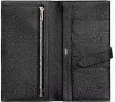 Order Cartera Hermes Bearn Epsom de Piel de Ternera con Broche 'H' Negro PVD.
