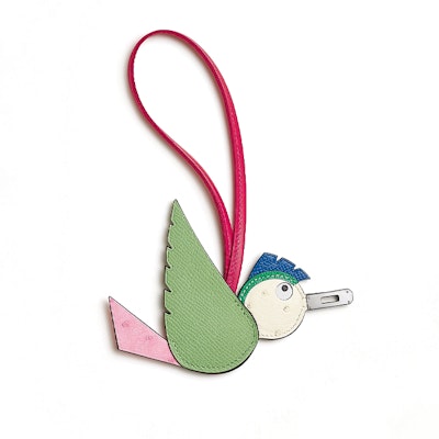 HERMES Bird Pattern Charm Unisex Couple Design Multicolor Accessory h083884ckab Order HERMES Bird Pattern Charm Unisex Couple Design Multicolor Accessory h083884ckab