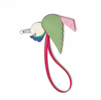 Shop HERMES 鸟纹吊饰 男女情侣款 多彩配件 h083884ckab