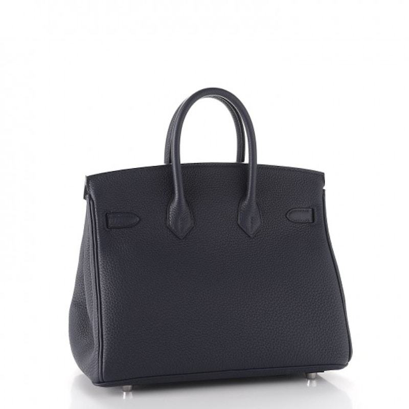 Order Hermès Birkin Togo Palladium 25 Azul Noche