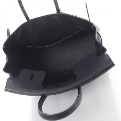 Hermes Birkin Togo Palladium 25 Biru Malam Lookbook Hermes Birkin Togo Palladium 25 Biru Malam