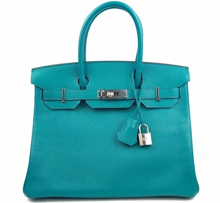 Hermes Birkin Chevre Palladium 30 Biru Paon Buy Hermes Birkin Chevre Palladium 30 Biru Paon