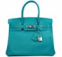 Buy Hermes Birkin Chevre Palladium 30 Biru Paon