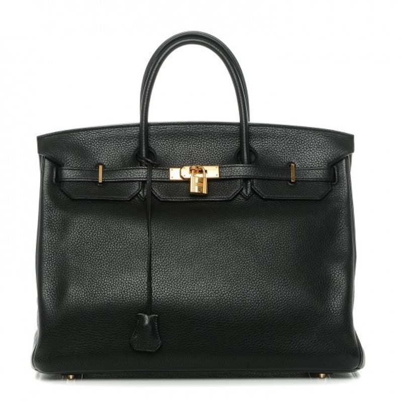 Hermes Birkin Clemence 40 Noir