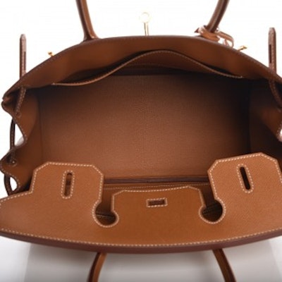 爱马仕铂金包 Epsom 30 金棕色 Lookbook 爱马仕铂金包 Epsom 30 金棕色