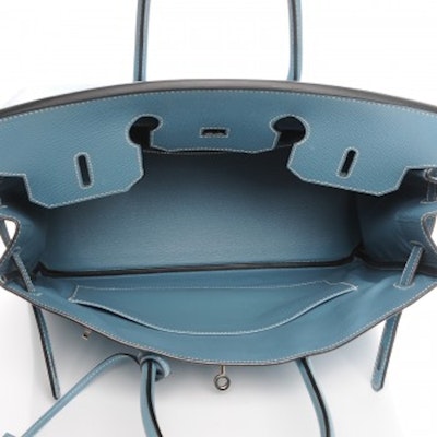 Hermes Birkin Epsom 35 Biru Jean Lookbook Hermes Birkin Epsom 35 Biru Jean