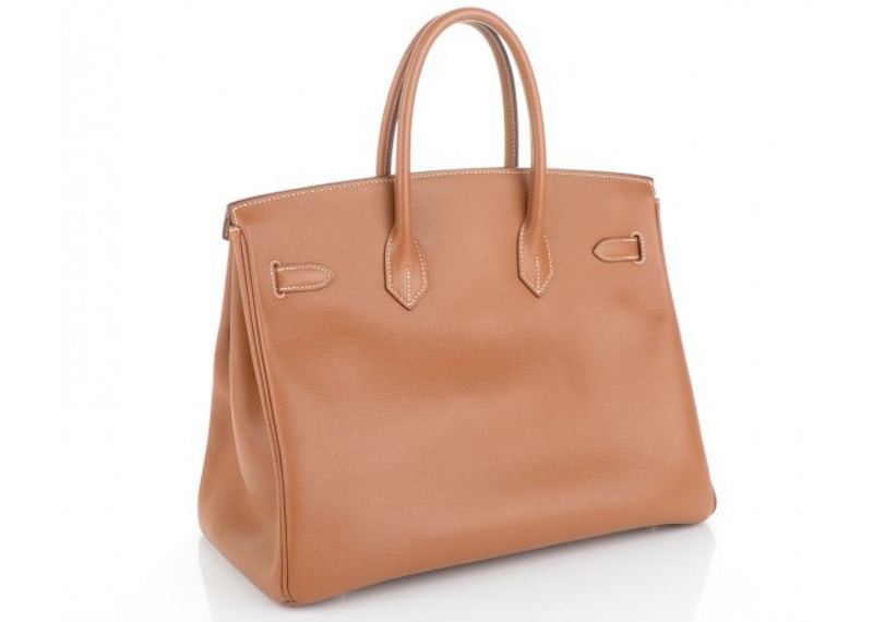 Order 爱马仕柏金包 Epsom 35 金棕色