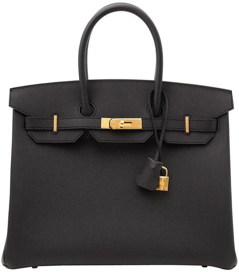 Hermes Birkin Epsom 35 Noir Black