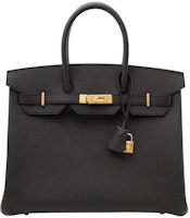 Hermes Birkin Epsom 35 Noir Black Hermes Birkin Epsom 35 Noir Black