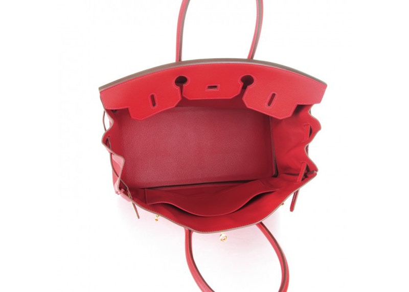 Lookbook Hermes Birkin Epsom 35 Rouge Casaque Merah