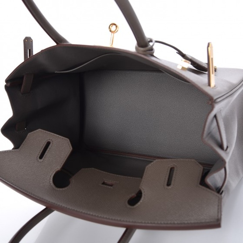 Lookbook エルメスバーキン エプソム ゴールドプレート 30 エタン