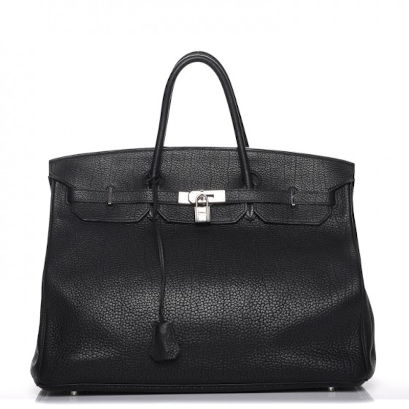 Hermes Birkin Fjord 40 Noir