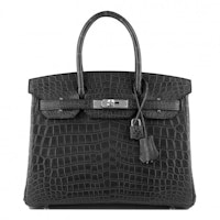 Hermes Birkin Niloticus Crocodile Matte 30 Plomb Hermes Birkin Niloticus Crocodile Matte 30 Plomb