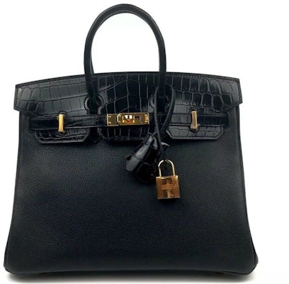 Hermes Birkin Kulit Buaya Rose Emas 25 Hitam Buy Hermes Birkin Kulit Buaya Rose Emas 25 Hitam
