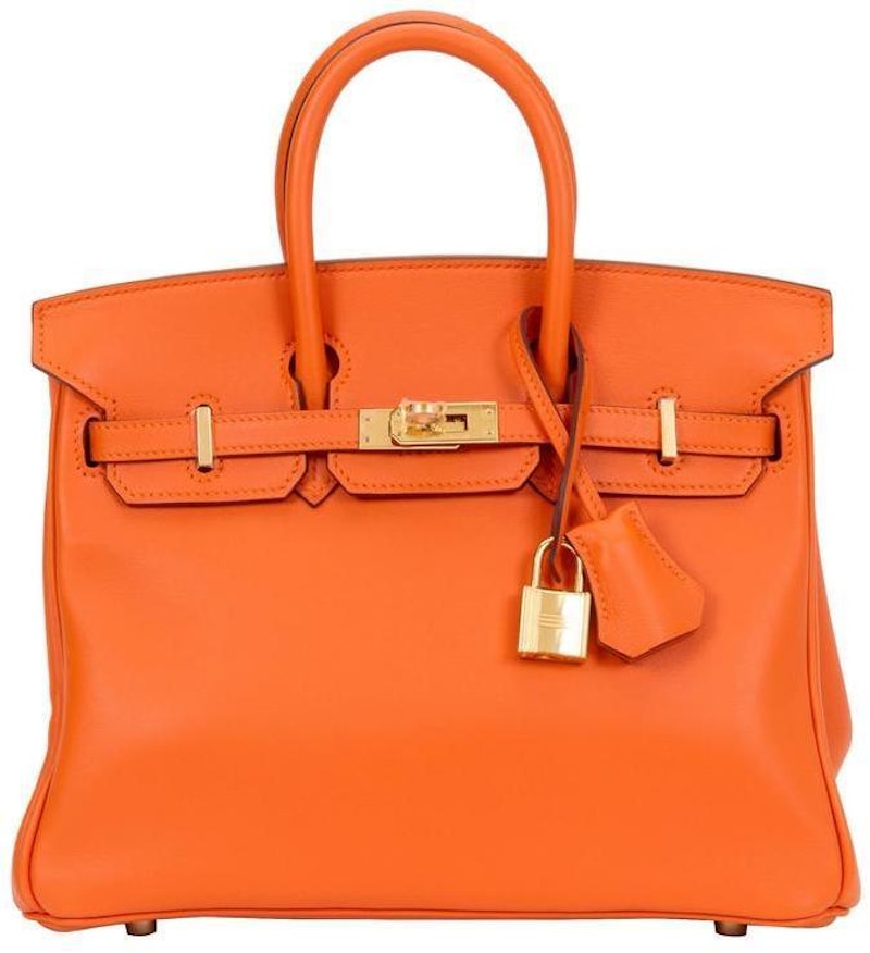 Hermes Birkin Swift 25 Orange