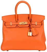 Hermes Birkin Swift 25 Orange Hermes Birkin Swift 25 Orange