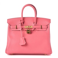 Hermes Birkin Swift Gold 25 Rose Azalee Hermes Birkin Swift Gold 25 Rose Azalee
