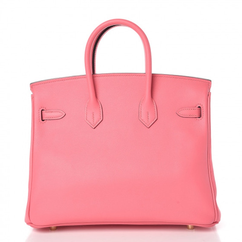 Order 에르메스 버킨 스위프트 골드 25 로즈 아잘레 백