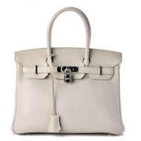 Hermes Birkin Swift Palladium 30 Gris Perle Hermes Birkin Swift Palladium 30 Gris Perle