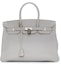 Buy Hermes Birkin Taurillon Clemence 35 Gris Perle Tas Mewah Wanita