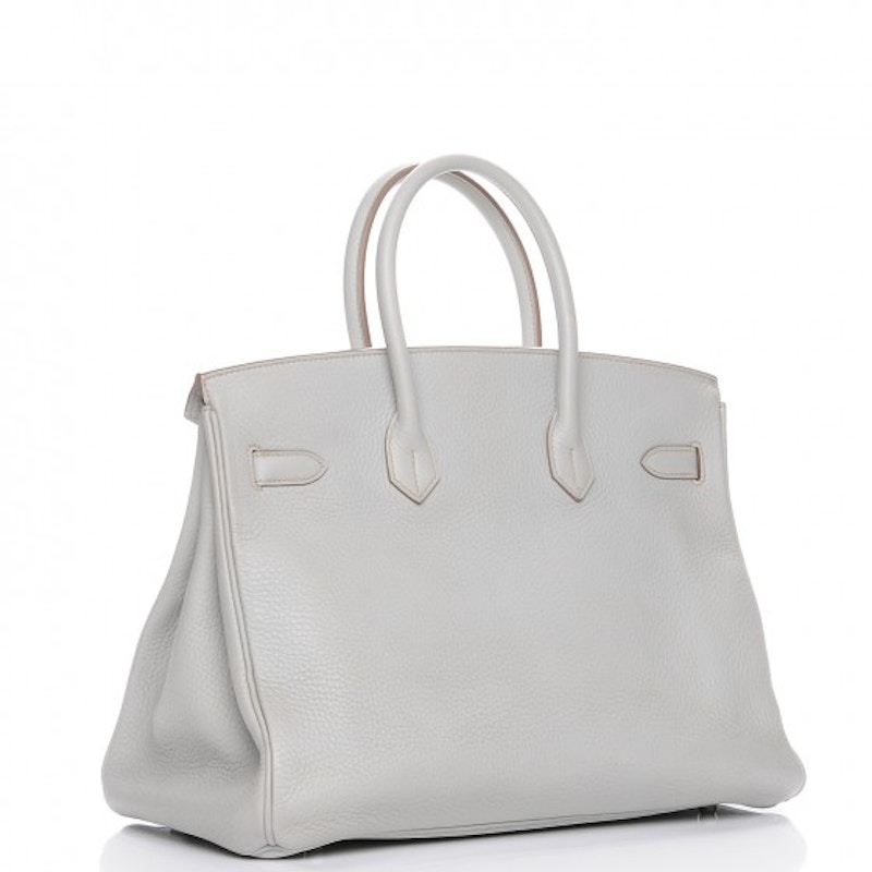 Order Hermes Birkin Taurillon Clemence 35 Kelabu Mutiara