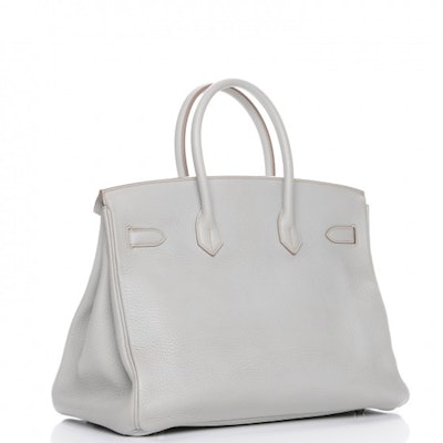 Hermes Birkin Taurillon Clemence 35 Gris Perle Tas Mewah Wanita Order Hermes Birkin Taurillon Clemence 35 Gris Perle Tas Mewah Wanita