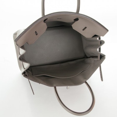 Hermes Birkin Taurillon Clemence 40 Etain Abu-abu Lookbook Hermes Birkin Taurillon Clemence 40 Etain Abu-abu