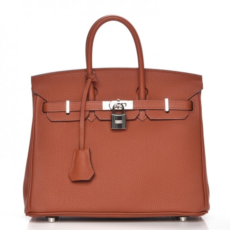 Hermes Birkin Togo 25 Cuivre