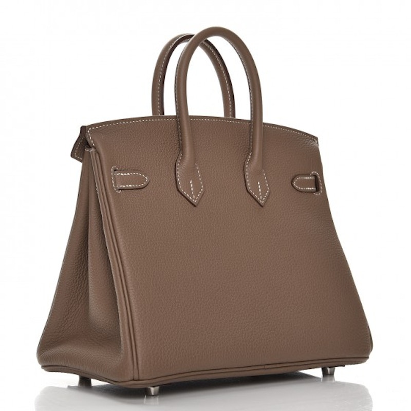 Order 愛馬仕鉑金包Togo 25 烏木色