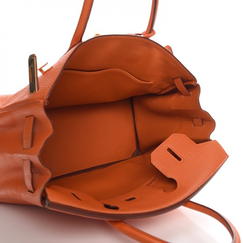 Lookbook Hermes Birkin Togo 25 Orange
