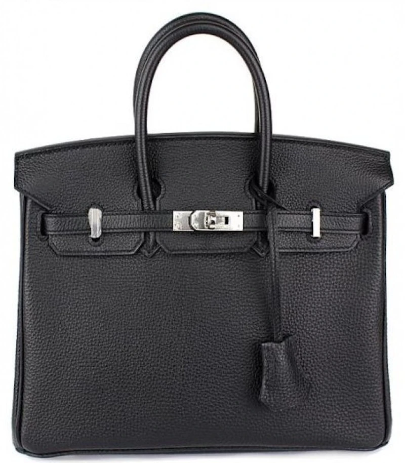 hermes-birkin-togo-25-silver-tone-noir
