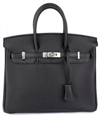 Hermes Birkin Togo 25 Negro con Detalles Plateados Buy Hermes Birkin Togo 25 Negro con Detalles Plateados