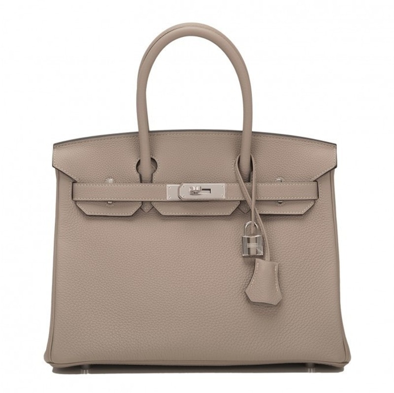 Hermes Birkin Togo 30 Gris Tourterelle