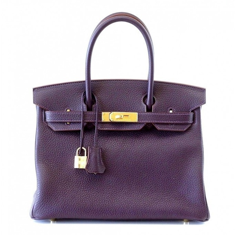 Hermes Birkin Togo 30 Raisin