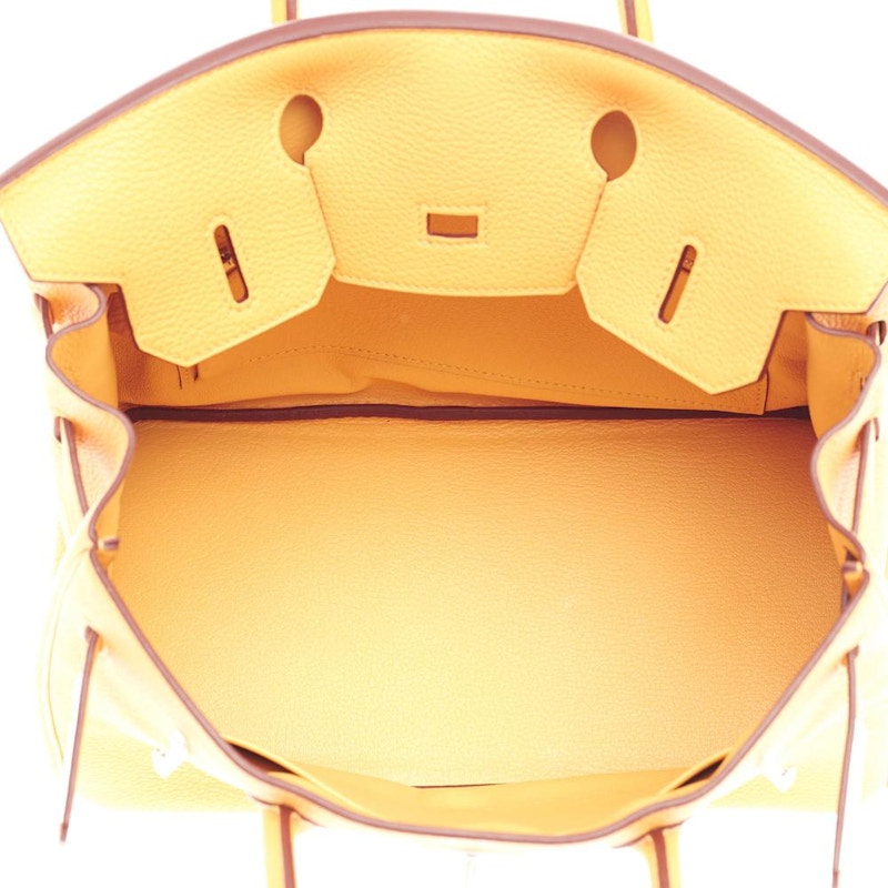 Lookbook 愛馬仕柏金包 Togo 30 太陽黃