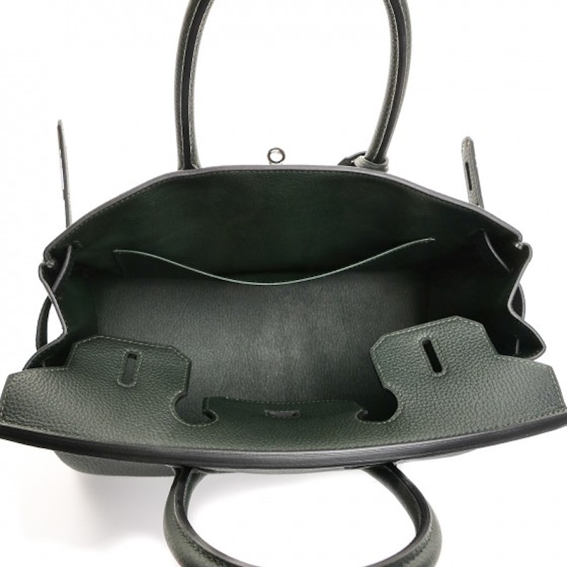 Lookbook Hermès Birkin Togo 30 Verde Oscuro