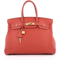 Hermes Birkin Togo 35 Geranium Hermes Birkin Togo 35 Geranium