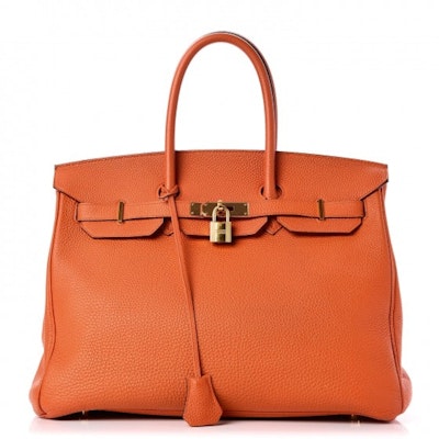 Hermes Birkin Togo 35 Naranja Oro Buy Hermes Birkin Togo 35 Naranja Oro