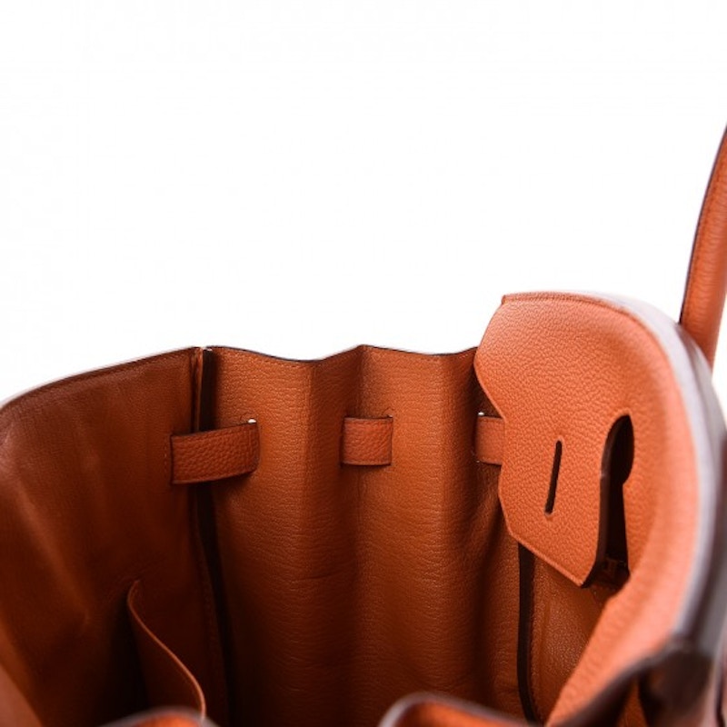 Lookbook 愛馬仕Birkin Togo 35橙金包