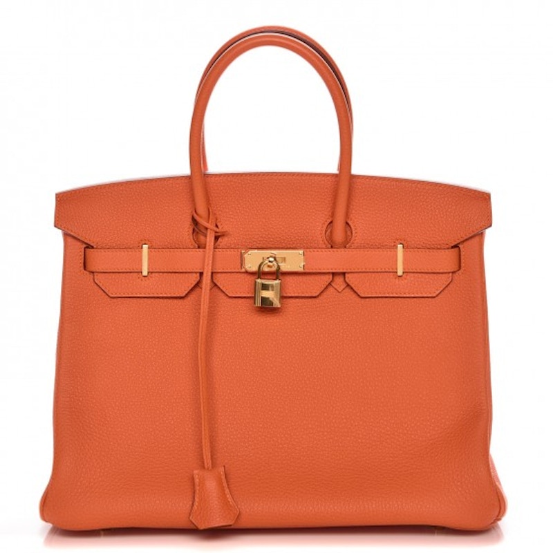 Hermes Birkin Togo Gold 35 Feu