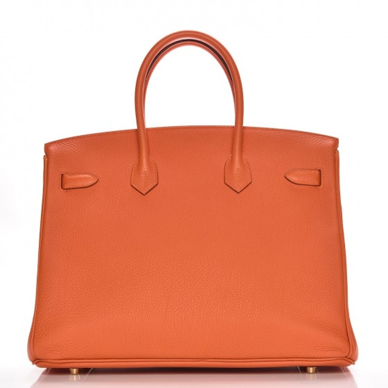 Order 愛馬仕Birkin Togo金色35燃色